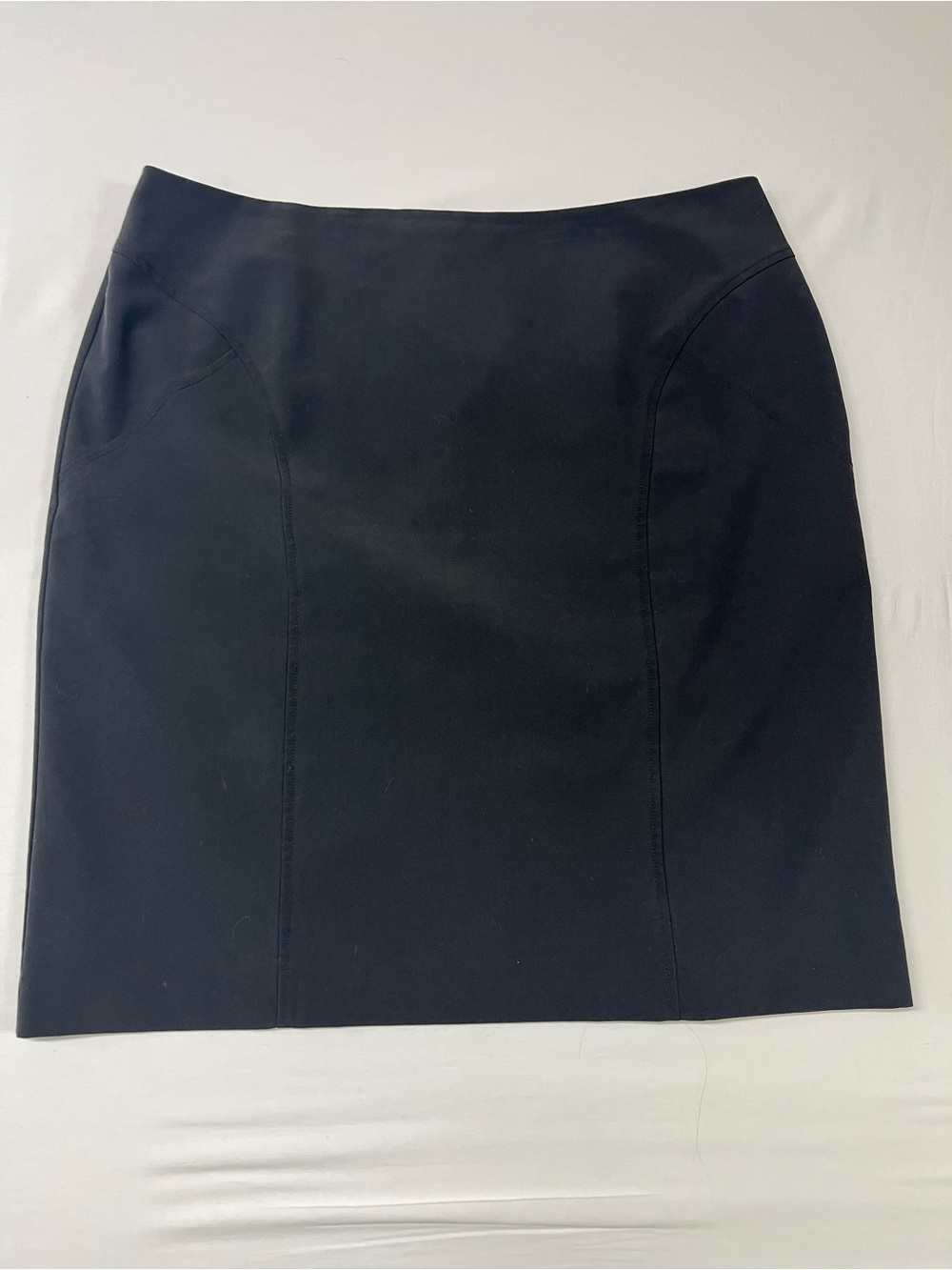 Worthington Black Seamed Pencil Skirt Career Size 18W corporate girlie 1678